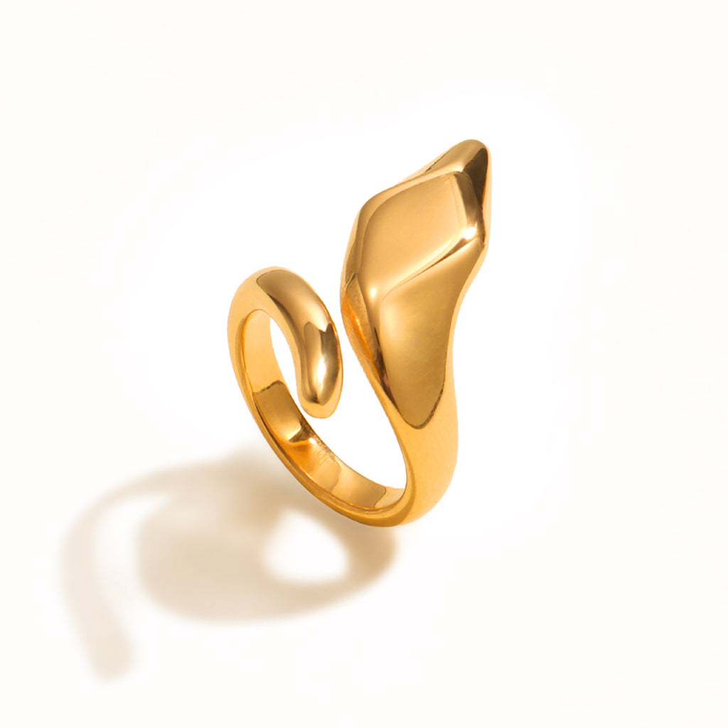 Damen Designer-Ring mit moderner Geometrie Shop Nory