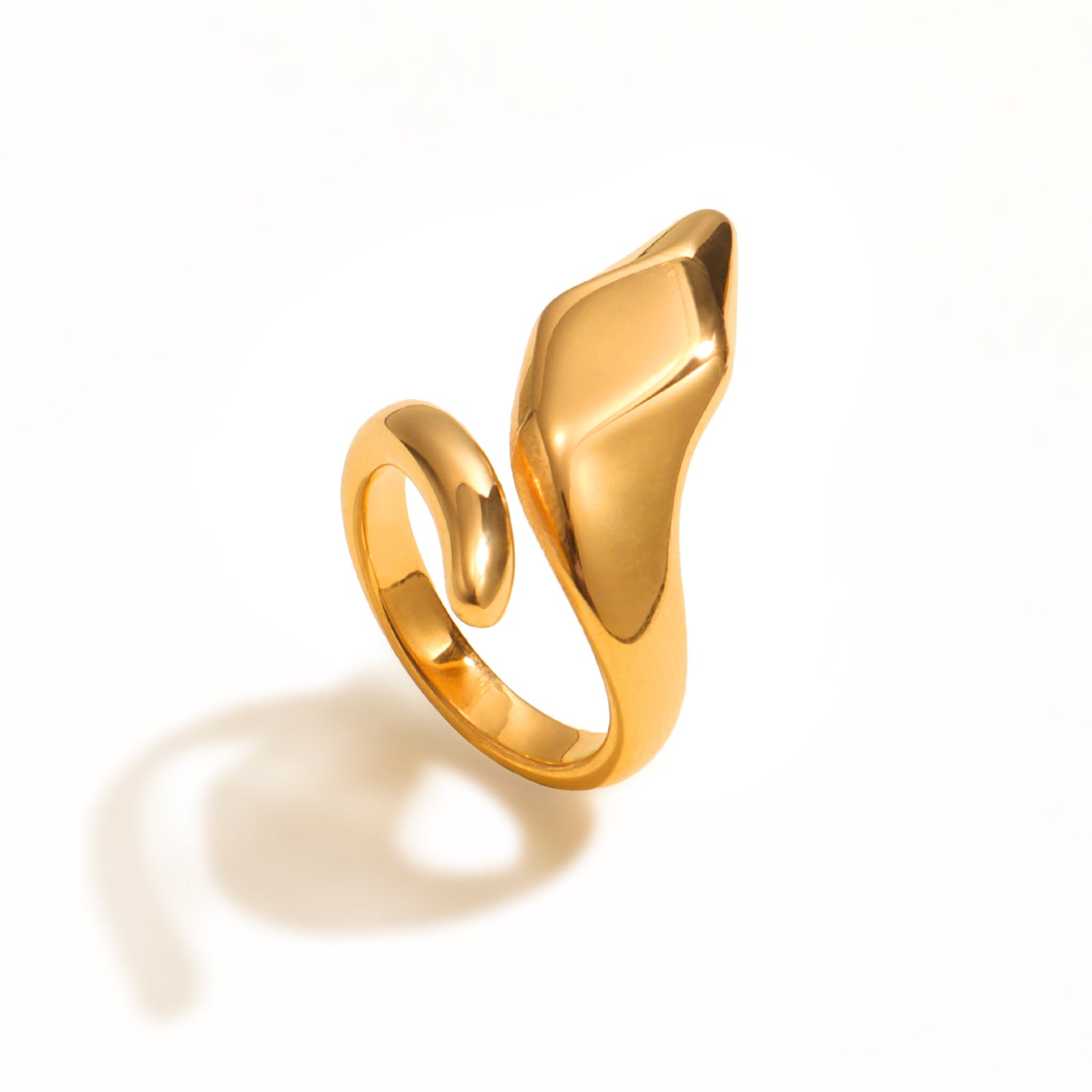Damen Designer-Ring mit moderner Geometrie Shop Nory