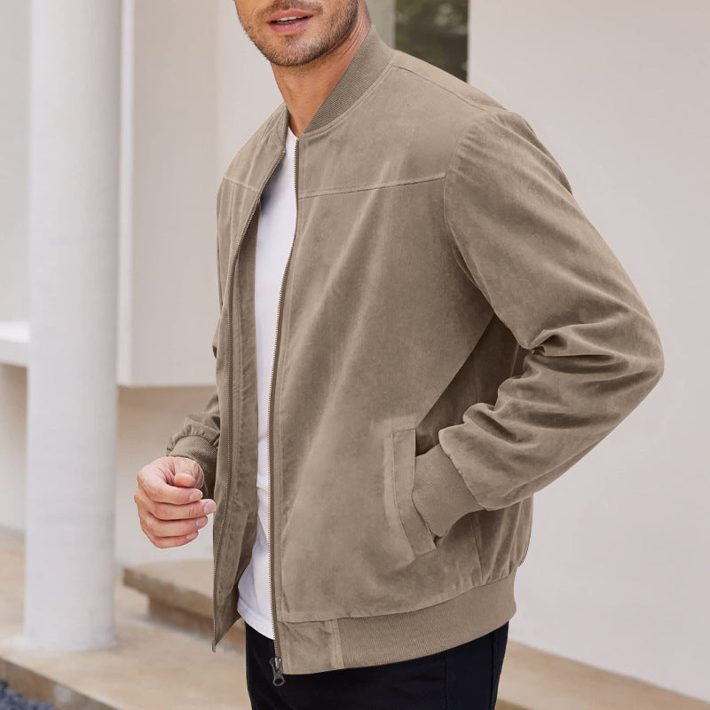 Herren stylische Bomberjacke mit sportlichem Schnitt