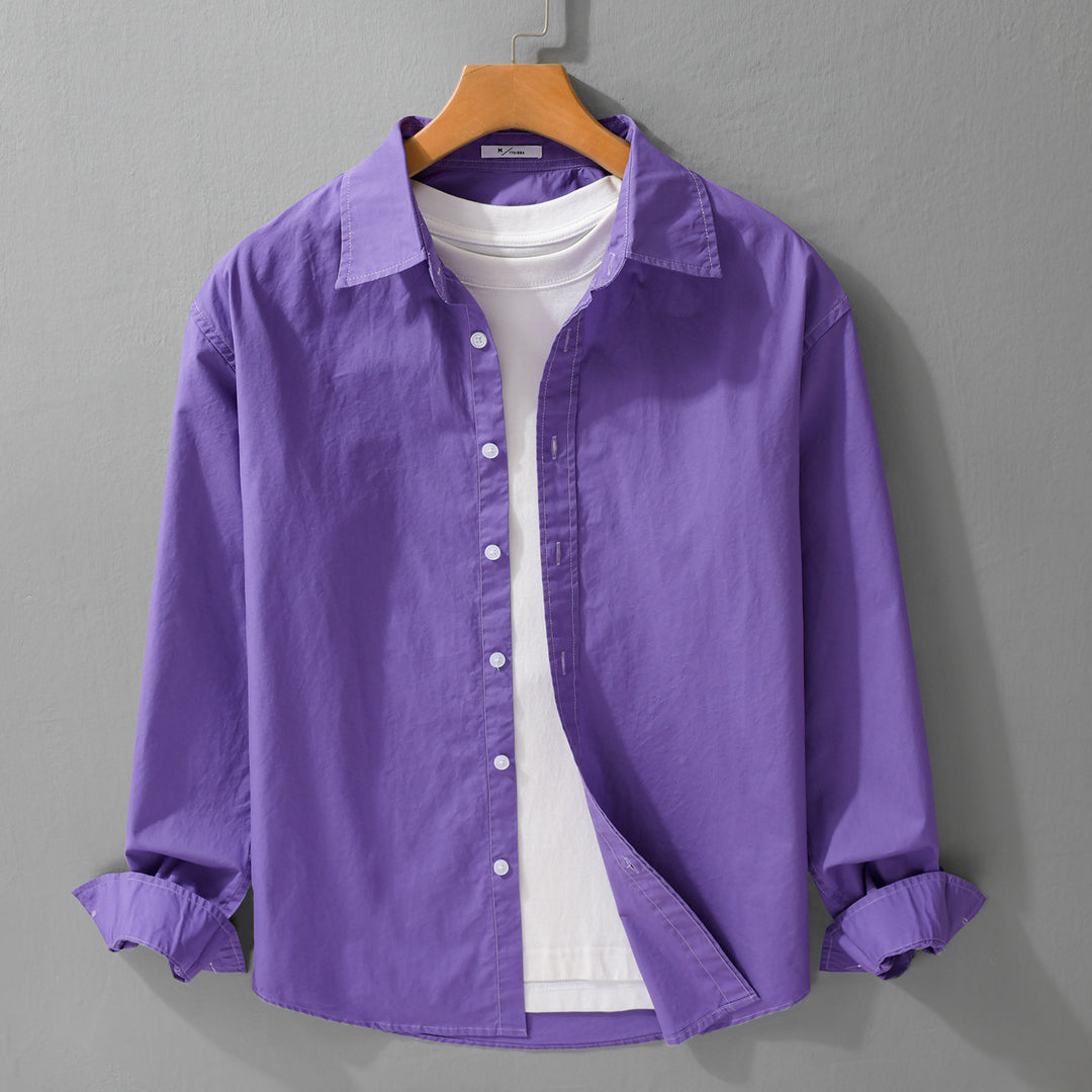 Herren Lässiges Layering-Hemd mit integriertem T-Shirt-Einsatz Shop Nory