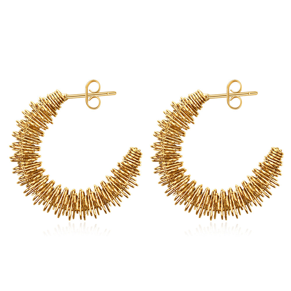 Damen Ohrhänger im modernen Spiral-Design Shop Nory 1780328997