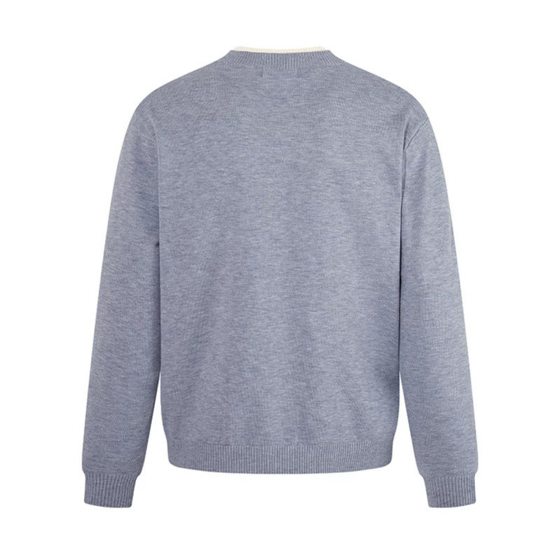Herren Feinstrick-Pullover mit V‑Schlitzkragen und Rippabschluss Shop Nory