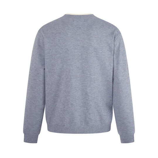 Herren Feinstrick-Pullover mit V‑Schlitzkragen und Rippabschluss Shop Nory