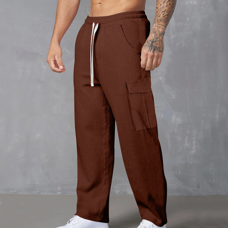 Herren Cargohose mit elastischem Bund und praktischen Taschen