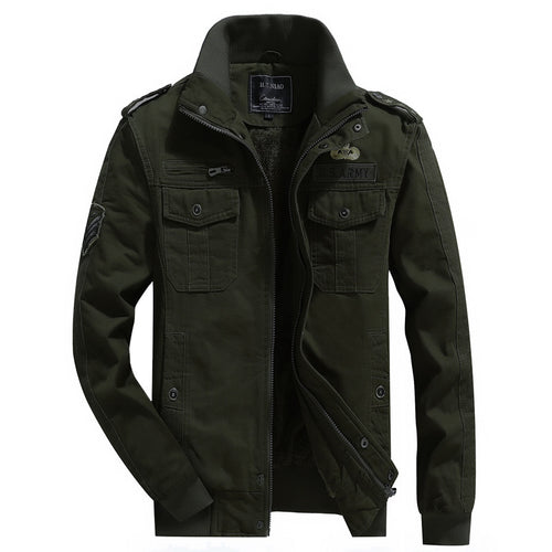 Herren Canvas-Fieldjacke im Utility-Style mit wärmender Fleece-Innenlage und Schulterpatten Shop Nory