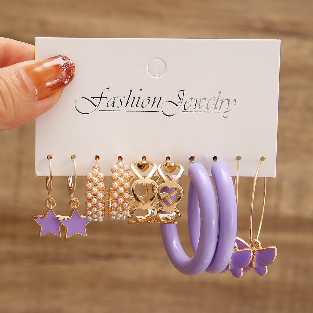Damen Ohrringe Set mit abwechslungsreichen Designs und eleganten Akzenten Shop Nory