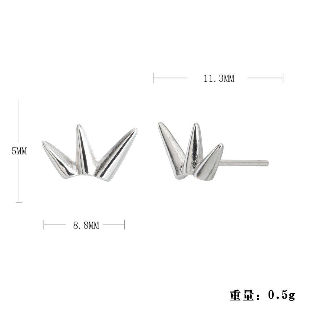 Damen Ohrstecker mit modernem Spikes-Design Shop Nory