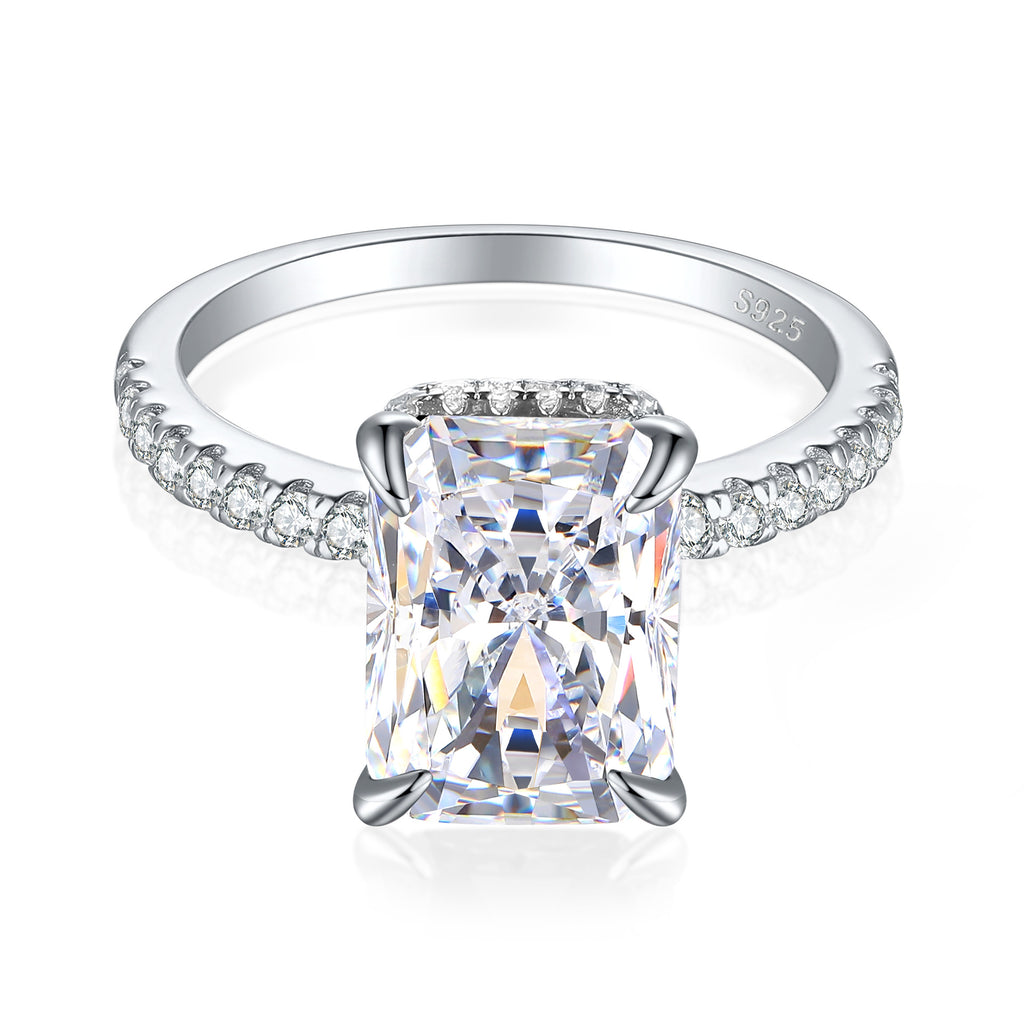 Damenring mit elegantem Kupfer-Zirkonia und filigranem Design Shop Nory