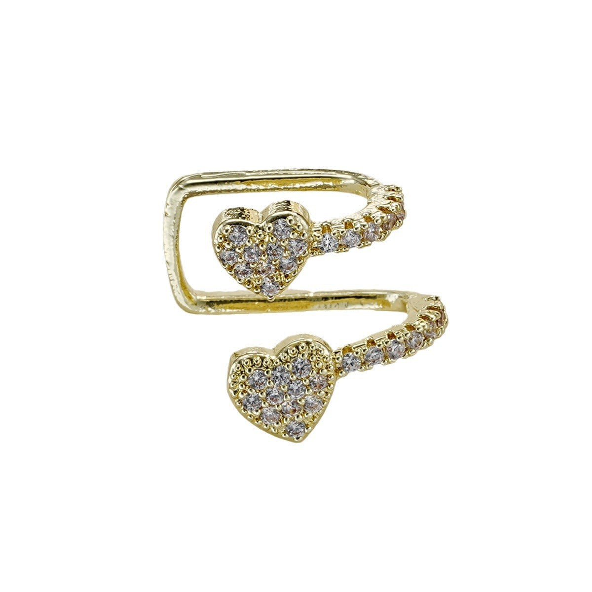 Damen Ohrcuff mit funkelnden Zirkonia-Elementen Shop Nory