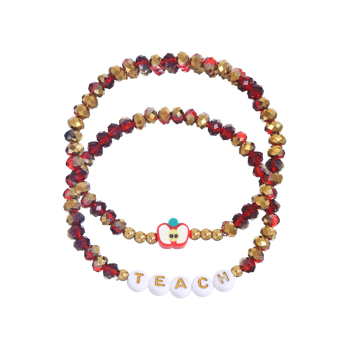 Damen Armband-Set mit liebevollen Lehrer-Motiven Shop Nory