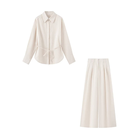 Damen Zweiteiliges Hemd- und Culotte-Set mit Taillenschnürung Shop Nory