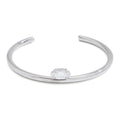 Damen Offenes Armreif mit glanzvollem Zirkoniakristall Shop Nory