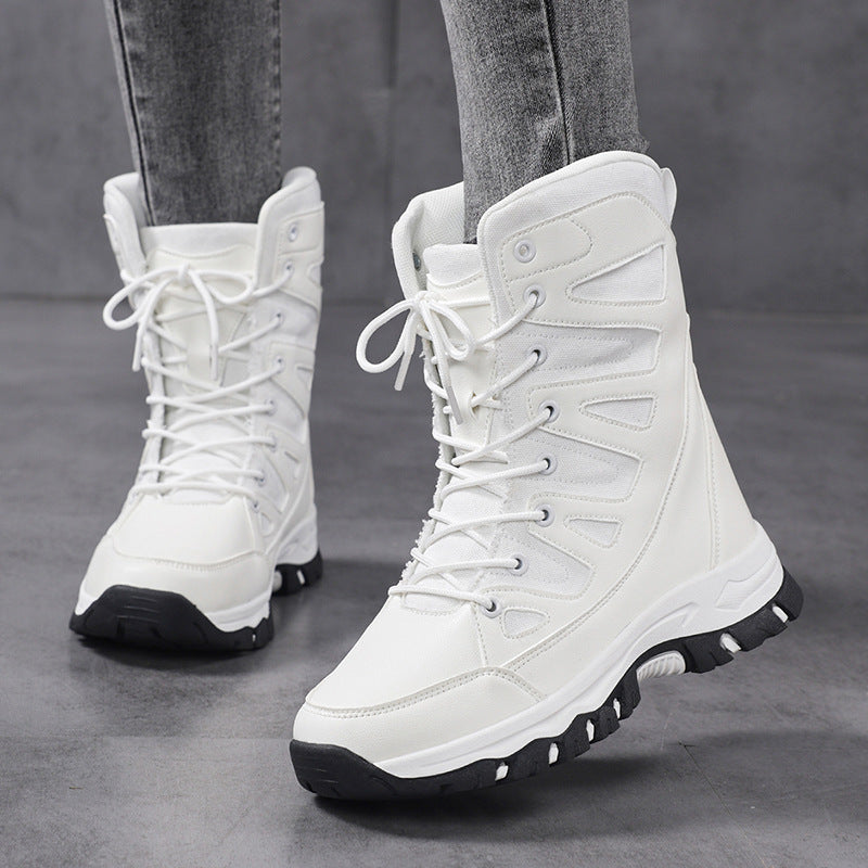 Damen High-Top Outdoor-Schuhe mit rutschfester Sohle und atmungsaktivem Obermaterial