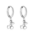Damen Hängende Ohrstecker mit Kirschmotiven Shop Nory