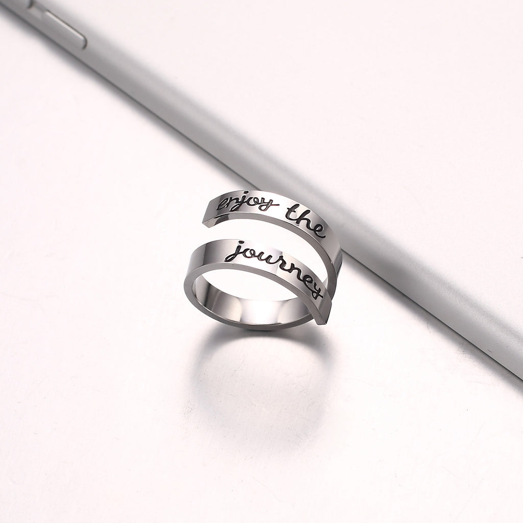 Damen Motivationsring mit inspirierendem Schriftzug Shop Nory