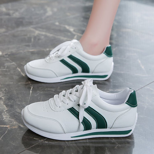 Damen Freizeitsneakers mit atmungsaktiven Einsätzen und rutschfester Sohle Shopnory
