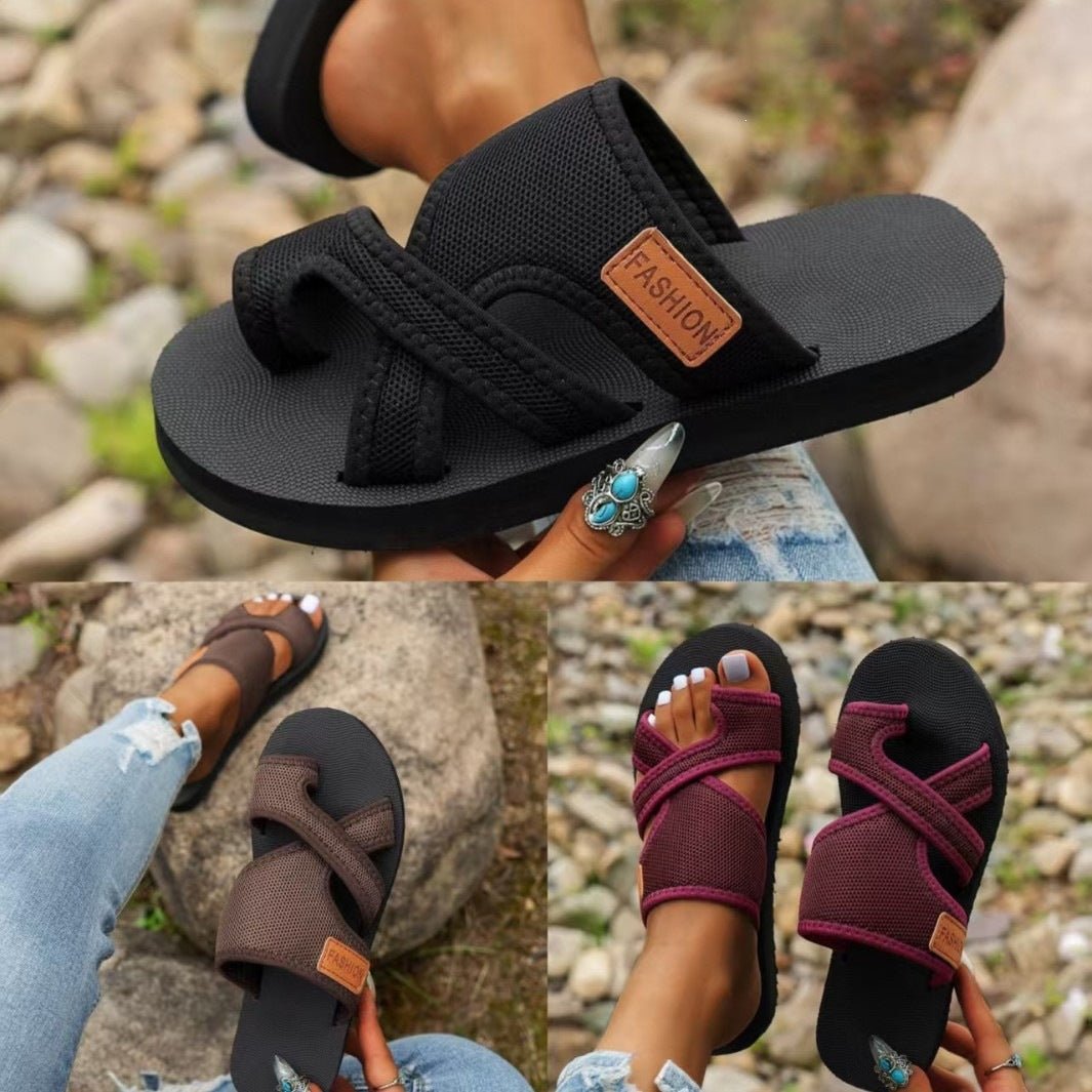 Damen modische Komfort-Sandalen mit verstellbaren Riemen Shopnory