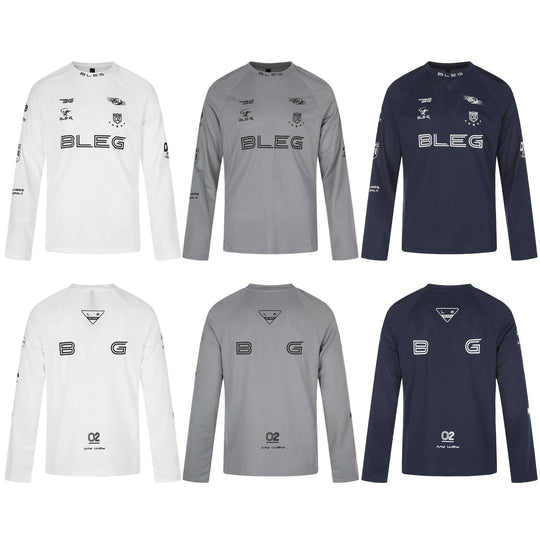 Unisex Leichtes Funktions-Langarmshirt mit Raglanärmeln und atmungsaktiver Waffelstruktur Shop Nory