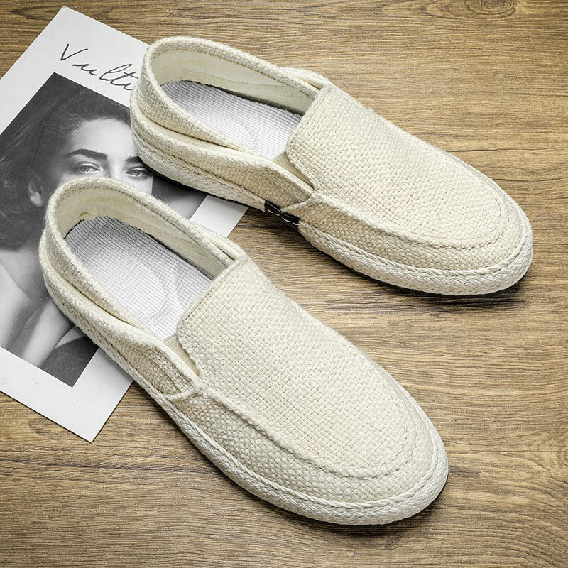 Damen Komfortable Slip-On Freizeitschuhe mit geflochtenem Design