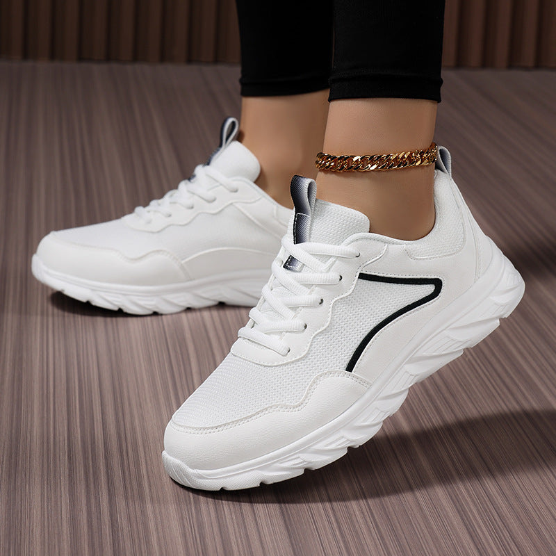 Damen Sportliche Sneakers mit atmungsaktiver Mesh-Oberfläche und stoßdämpfender Sohle