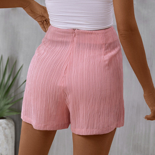 Damen Wickelrock mit elegantem Bindegürtel und strukturiertem Stoff