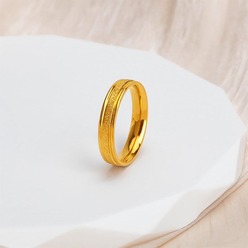 Damen Ring mit feiner Textur und elegantem Design Shop Nory