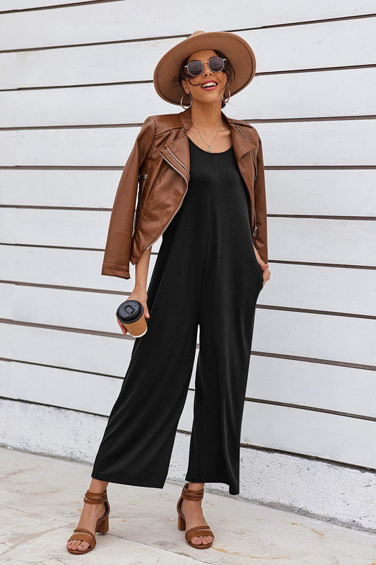 Damen Overall mit weit geschnittenem Bein