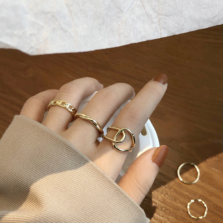 Damen Ring-Set mit einzigartigen Designs und kunstvollen Akzenten Shop Nory