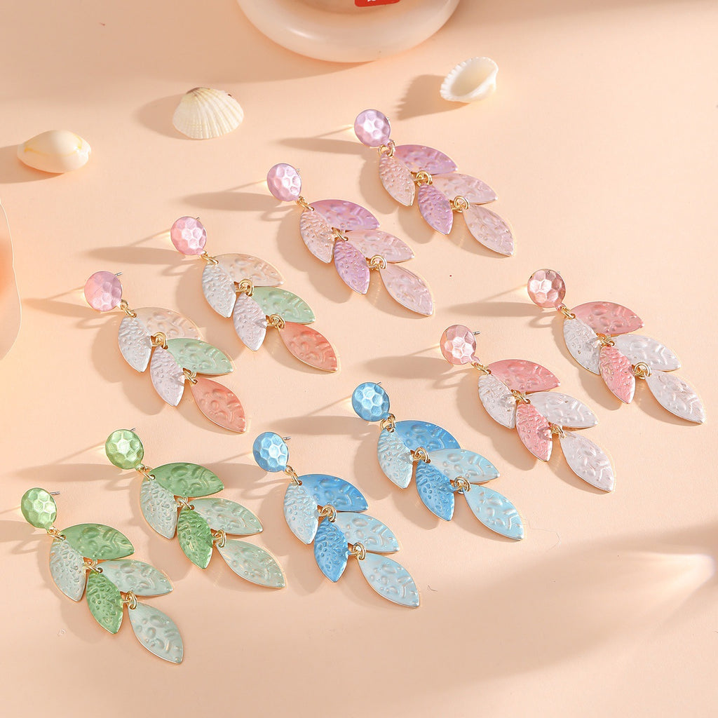 Damen Ohrstecker im floralen Design aus hochwertigem Metall Shop Nory