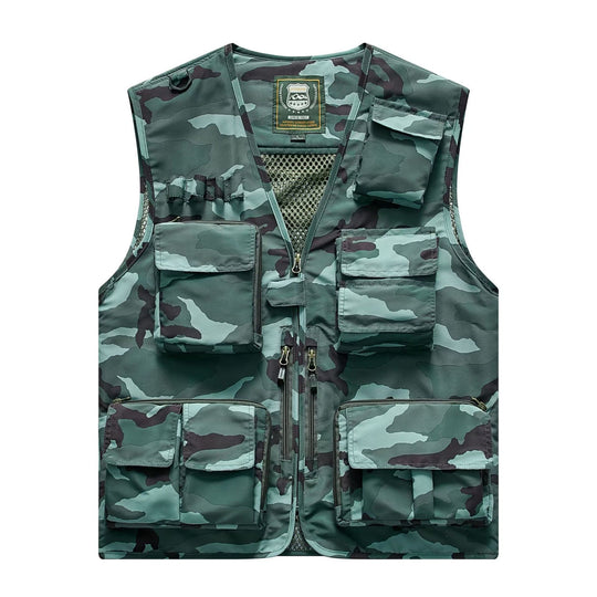 Herren Multifunktionale Utility-Weste mit zahlreichen Taschen und Mesh-Rücken Shop Nory
