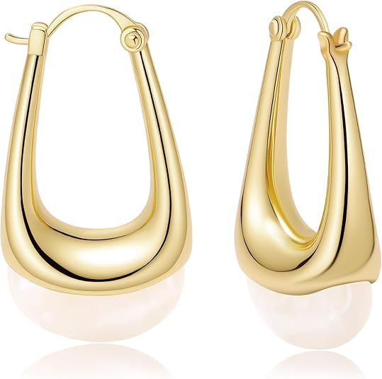 Damen Ohrhänger mit elegantem Tropfen-Design und luxuriösem Goldfinish Shop Nory