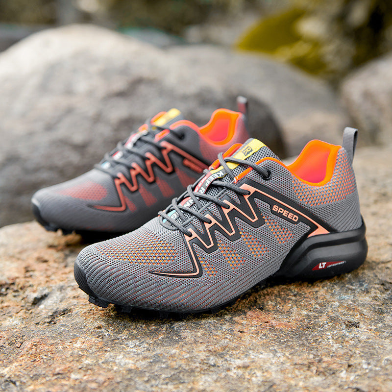 Damen Sportliche Trail-Laufschuhe mit atmungsaktiver Oberflächenstruktur und rutschfester Sohle