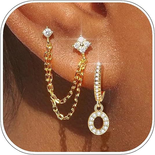 Damen Ohrschmuck mit funkelnden Zirkonia-Elementen und elegantem Design Shop Nory