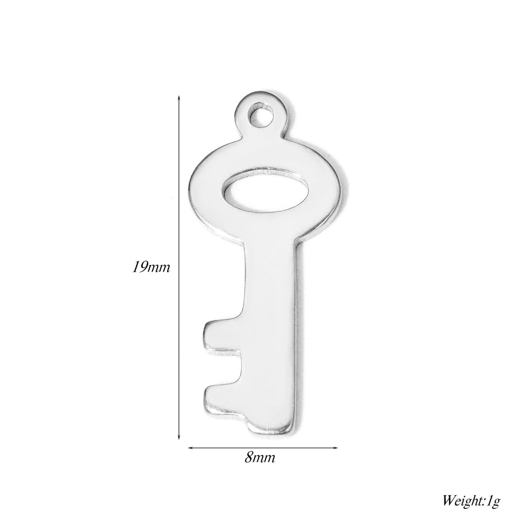 Damen Anhänger in Form eines Schlüssels aus hochwertigem Metall Shop Nory