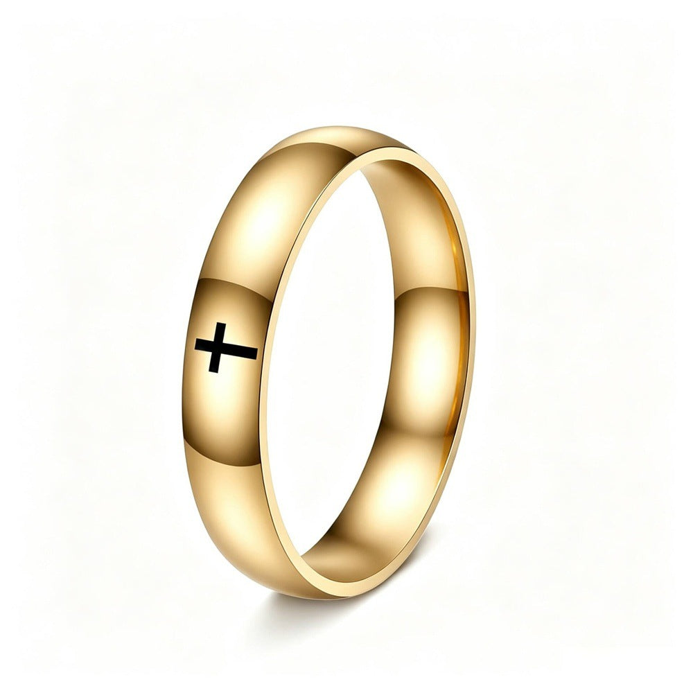 Herren Ring mit minimalistischer Plusgravur Shop Nory