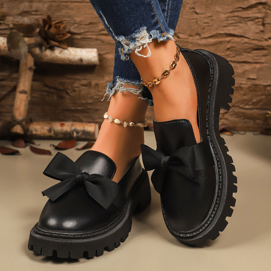 Damen Bequeme Slipper mit Bogen-Applikation