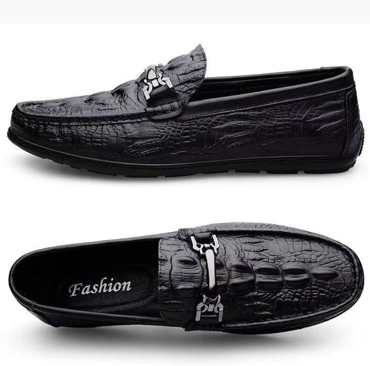 Herren Elegante Mokassins aus hochwertigem Leder mit modischem Detail