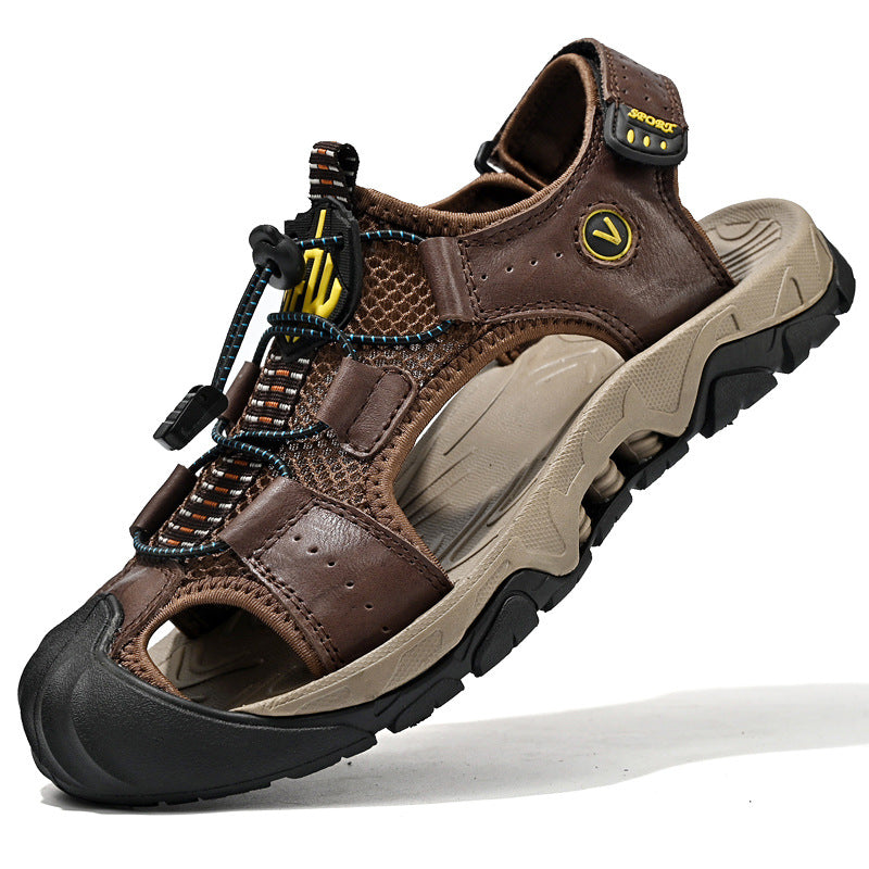 Herren Outdoor-Sandalen mit anatomischem Fußbett und rutschfester Sohle