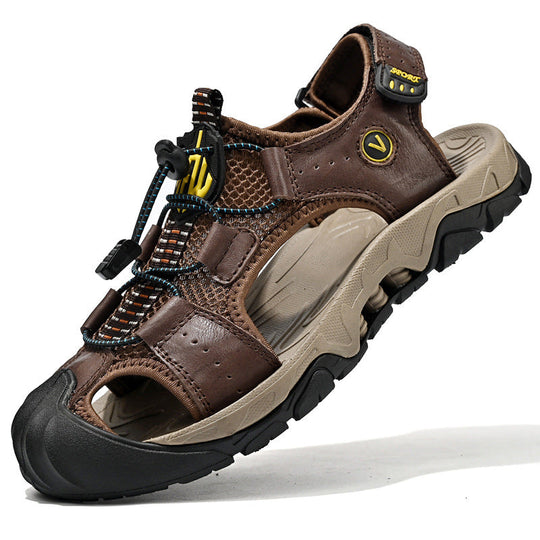 Herren Outdoor-Sandalen mit anatomischem Fußbett und rutschfester Sohle