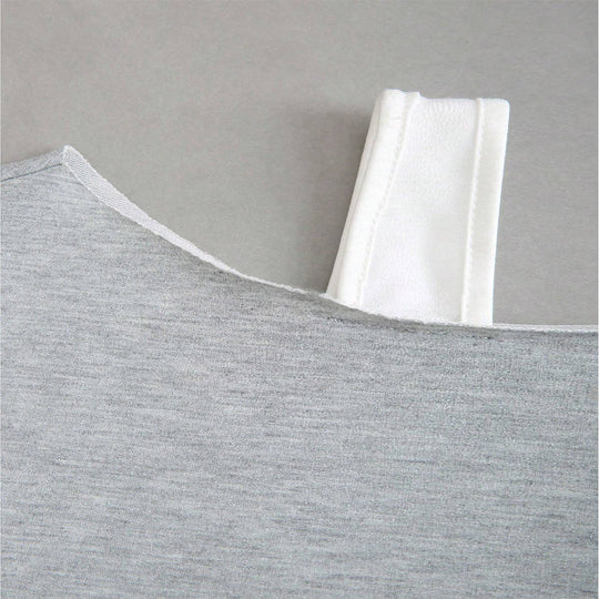 Damen cropped Off-Shoulder Sweatshirt mit einseitigem Träger, Ballonärmeln und Rippbündchen Shop Nory