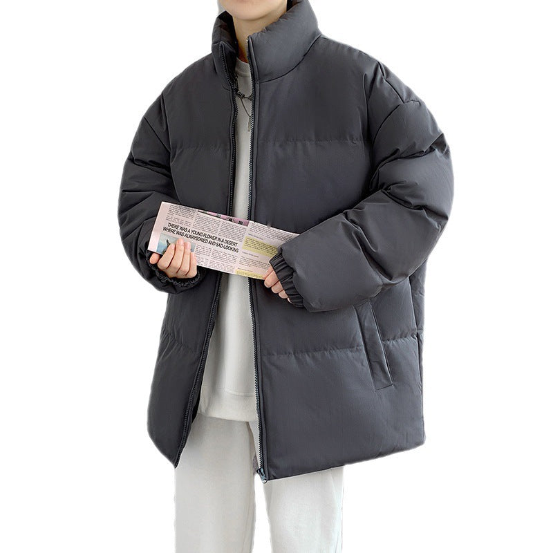 Damen Gepolsterte Oversize-Steppjacke mit hohem Stehkragen und geradem Schnitt Shop Nory