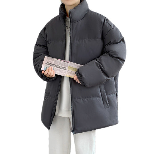 Damen Gepolsterte Oversize-Steppjacke mit hohem Stehkragen und geradem Schnitt Shop Nory