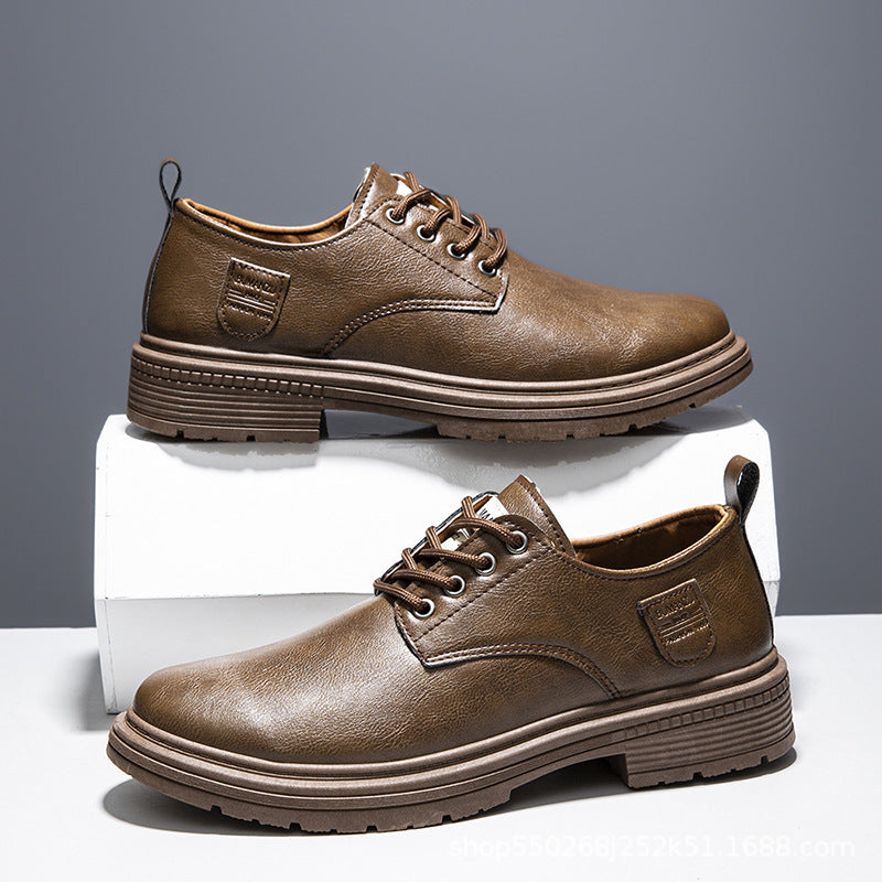 Damen Klassische Lederschuhe mit rutschfester Sohle und elegantem Design
