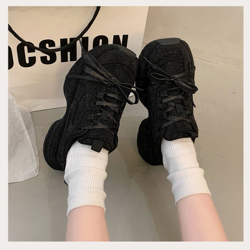 Damen Chunky-Plateau-Sneakers mit atmungsaktivem Mesh und sculpted Profil Shop Nory