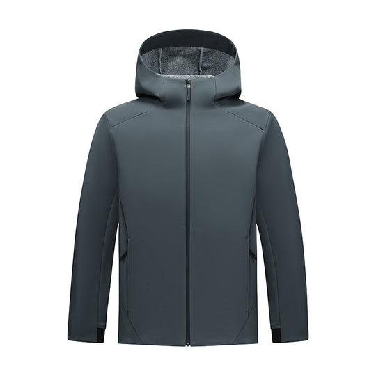 Damen Softshell-Jacke mit Kapuze, taillierte und winddichte Outdoorjacke Shop Nory