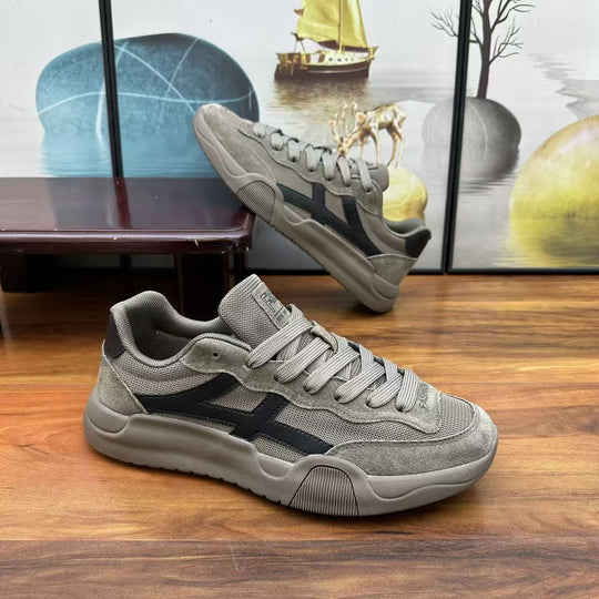 Herren Urbaner Casual-Sneaker aus Wildleder- und Mesh-Mix mit ergonomischer dämpfender Sohle Shop Nory