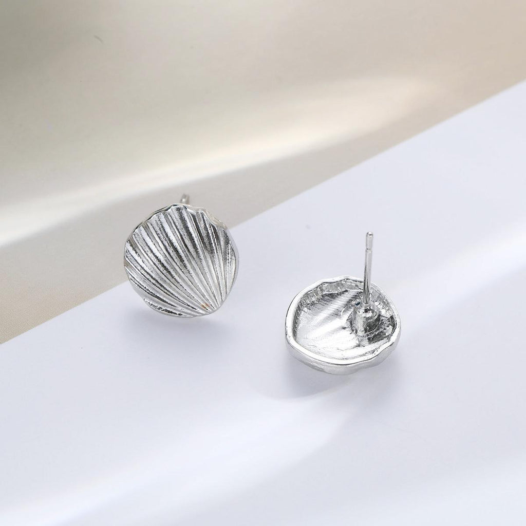 Damen Ohrstecker im eleganten Muschel-Design Shop Nory