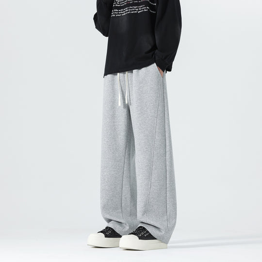 Herren Extraweite Sweatpants im Palazzo‑Look mit Tunnelzugbund und Seitentaschen Shop Nory