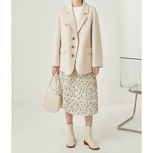 Damen Elegante und bequeme Wolljacke Shop Nory