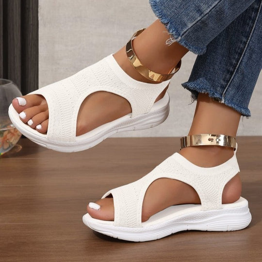 Damen Sportliche Strick-Sandalen mit atmungsaktivem Obermaterial und dämpfender Laufsohle Shop Nory